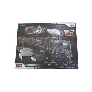 Temi Galloy Smart Locomotive Train Set Metal Edition Smog Art Deco